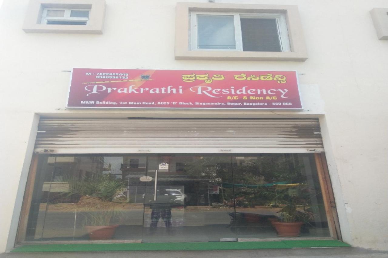 Hotel Prakrathi Residency Bangalore Luaran gambar